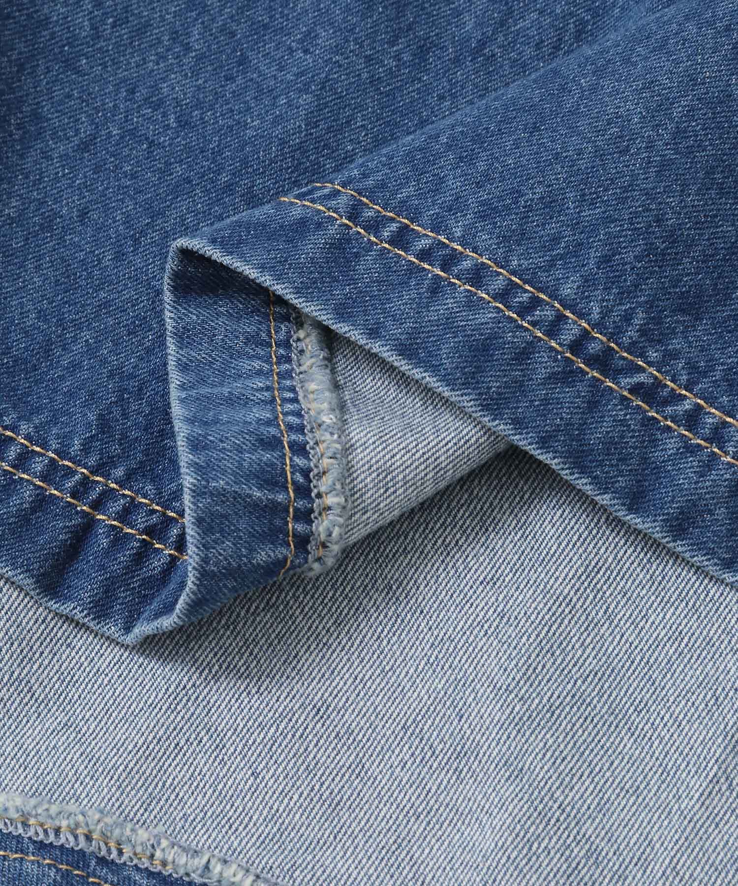 SENSE OF PLACE by URBAN RESEARCH「ANNA SUI NYC　オーバードレープデニムロングスカート」|スカート|