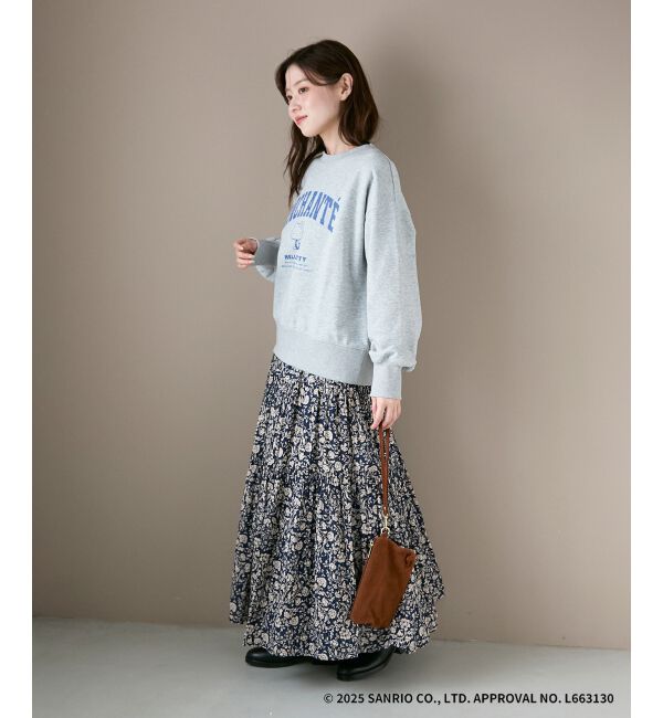  「【HELLO KITTY】カレッジロゴスウェット」|スウェット・ジャージ|