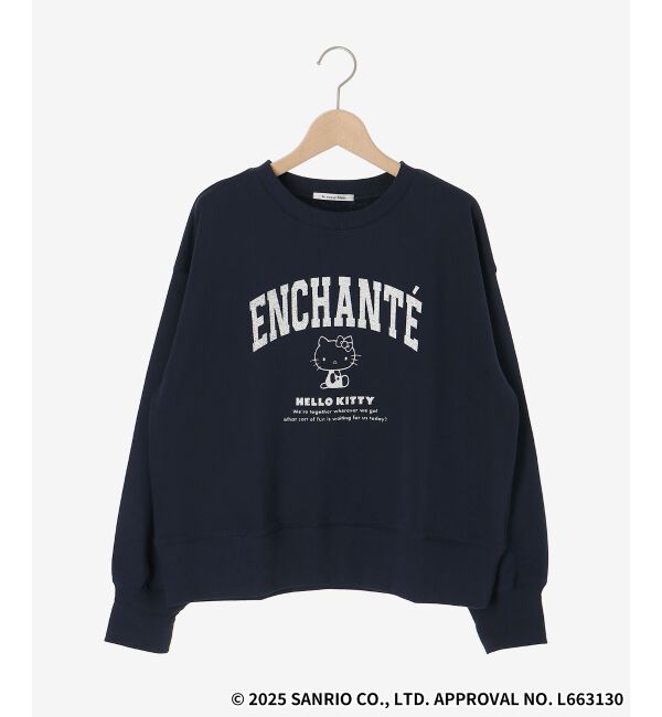  「【HELLO KITTY】カレッジロゴスウェット」|スウェット・ジャージ|