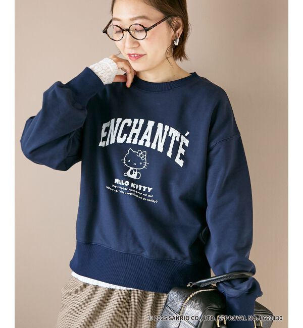  「【HELLO KITTY】カレッジロゴスウェット」|スウェット・ジャージ|