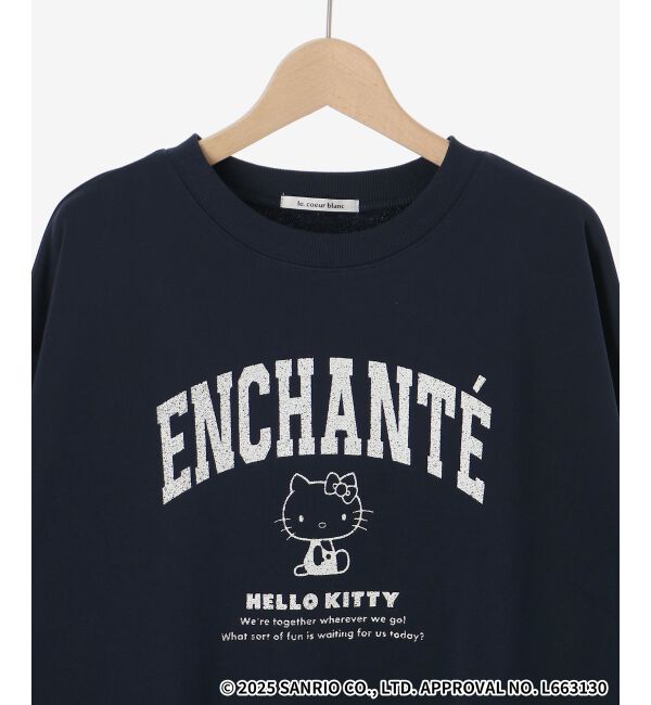  「【HELLO KITTY】カレッジロゴスウェット」|スウェット・ジャージ|