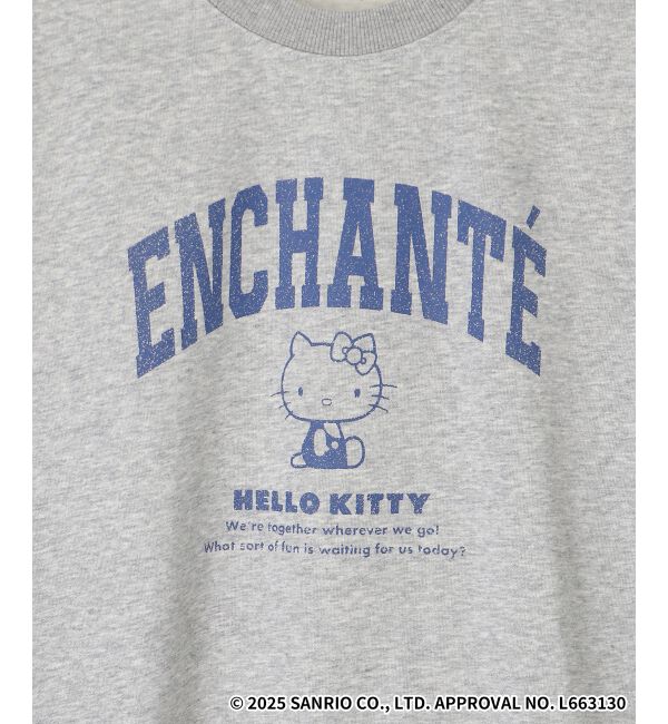 「【HELLO KITTY】カレッジロゴスウェット」|スウェット・ジャージ|