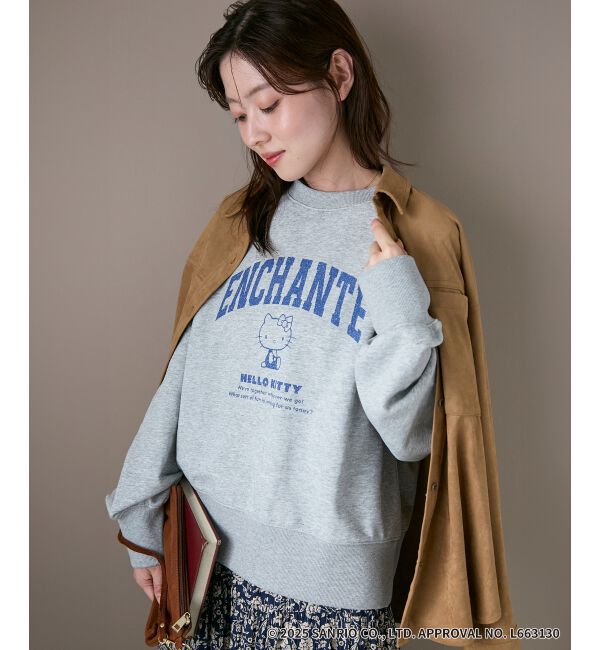  「【HELLO KITTY】カレッジロゴスウェット」|スウェット・ジャージ|
