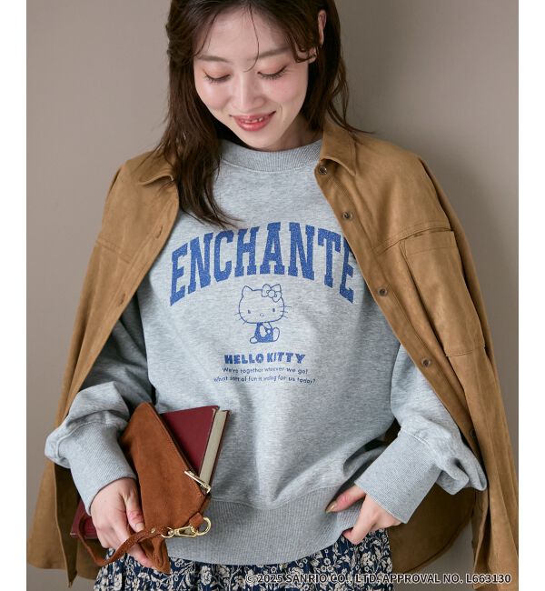  「【HELLO KITTY】カレッジロゴスウェット」|スウェット・ジャージ|