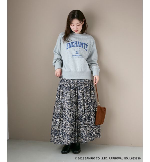  「【HELLO KITTY】カレッジロゴスウェット」|スウェット・ジャージ|