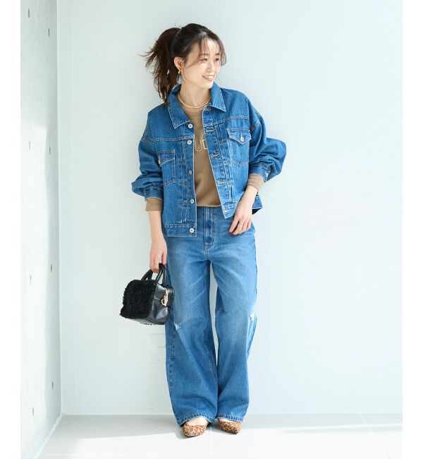  「クラッシュデニムパンツ」|デニム|