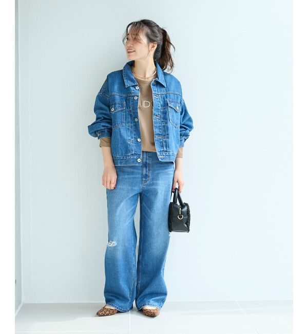  「クラッシュデニムパンツ」|デニム|