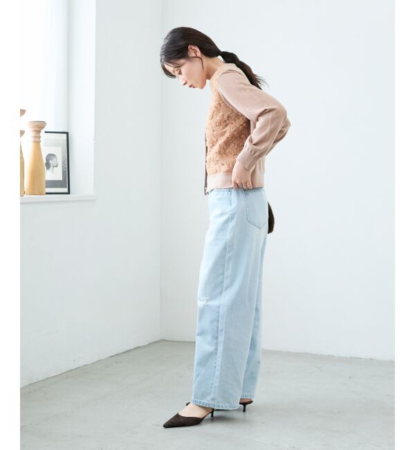  「クラッシュデニムパンツ」|デニム|