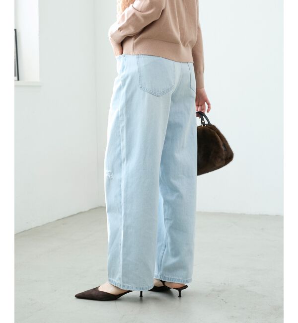  「クラッシュデニムパンツ」|デニム|