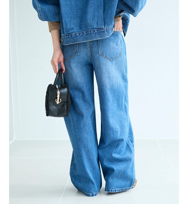  「クラッシュデニムパンツ」|デニム|