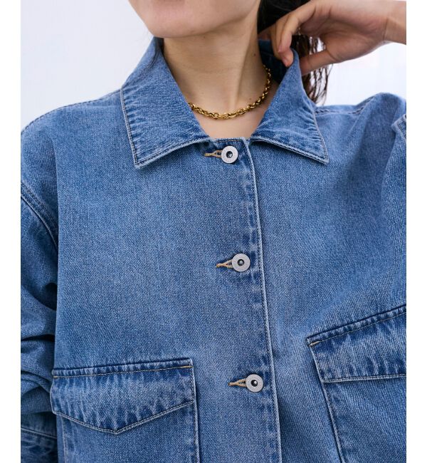  「異素材エリデニムジャケット」|その他|