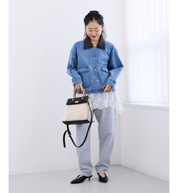  「異素材エリデニムジャケット」|その他|