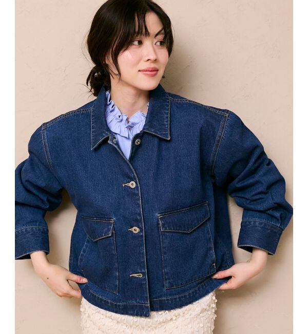  「異素材エリデニムジャケット」|その他|