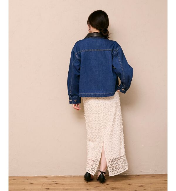  「異素材エリデニムジャケット」|その他|