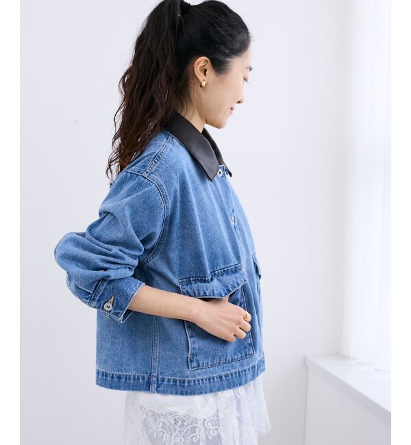  「異素材エリデニムジャケット」|その他|