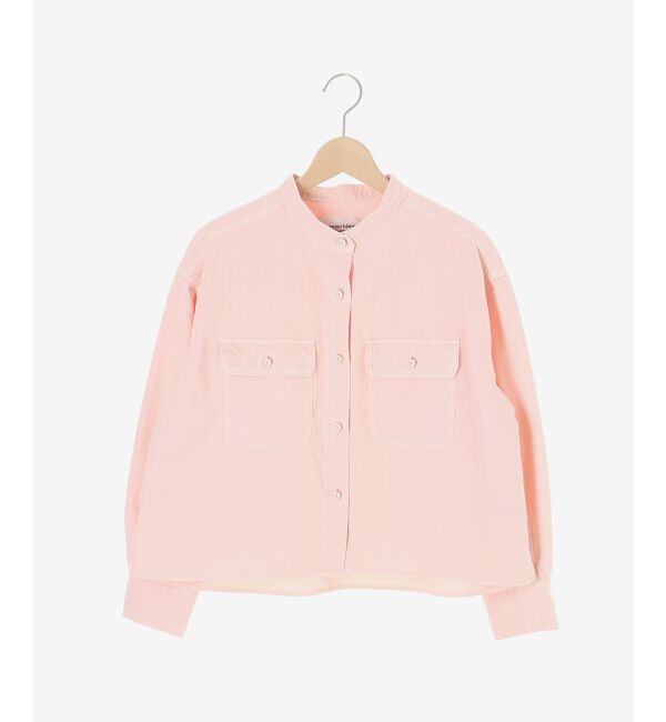  「スタンドネックパールボタンシャツ」|シャツ・ブラウス|