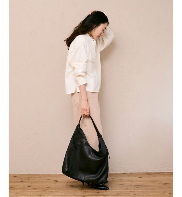  「スタンドネックパールボタンシャツ」|シャツ・ブラウス|