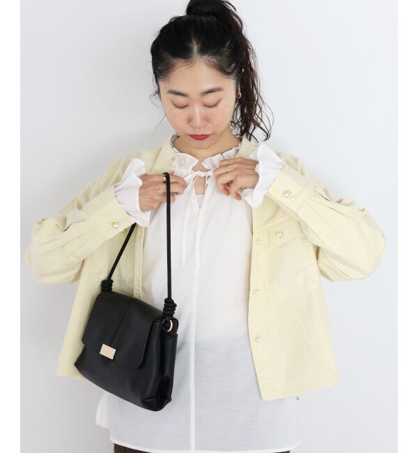  「スタンドネックパールボタンシャツ」|シャツ・ブラウス|