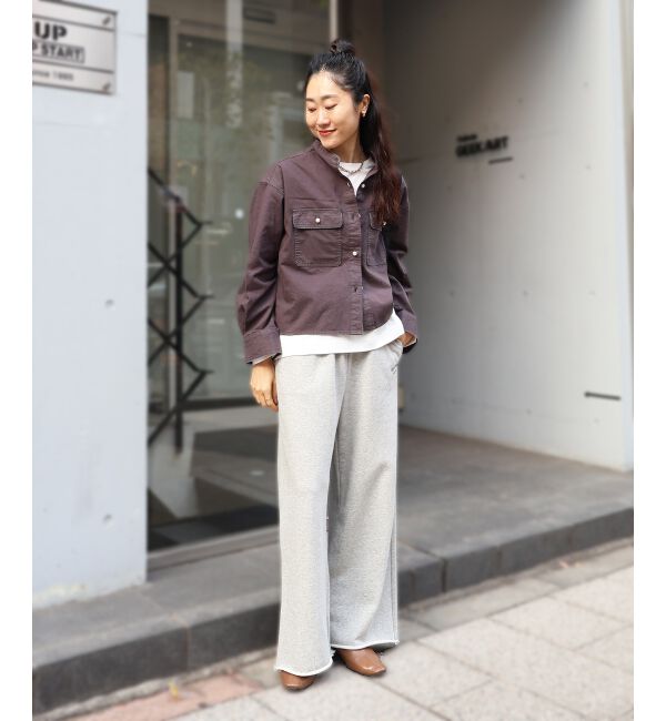  「スタンドネックパールボタンシャツ」|シャツ・ブラウス|