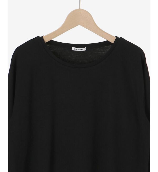  「裾レースコンビカットソー」|Tシャツ・カットソー|