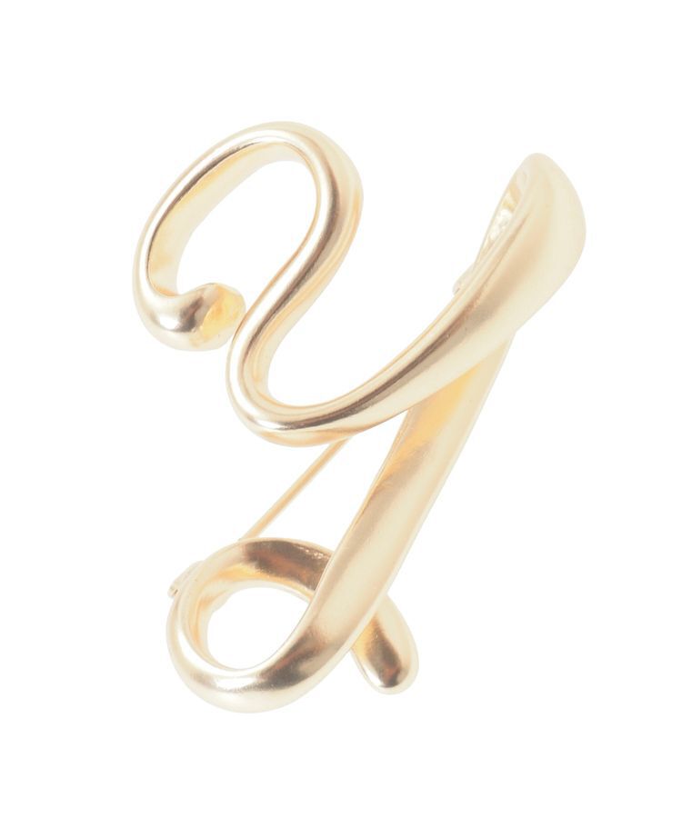 earth music&ecology「イニシャルブローチ」|その他|