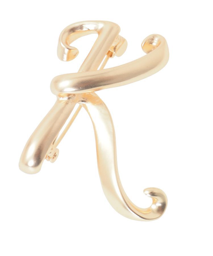 earth music&ecology「イニシャルブローチ」|その他|