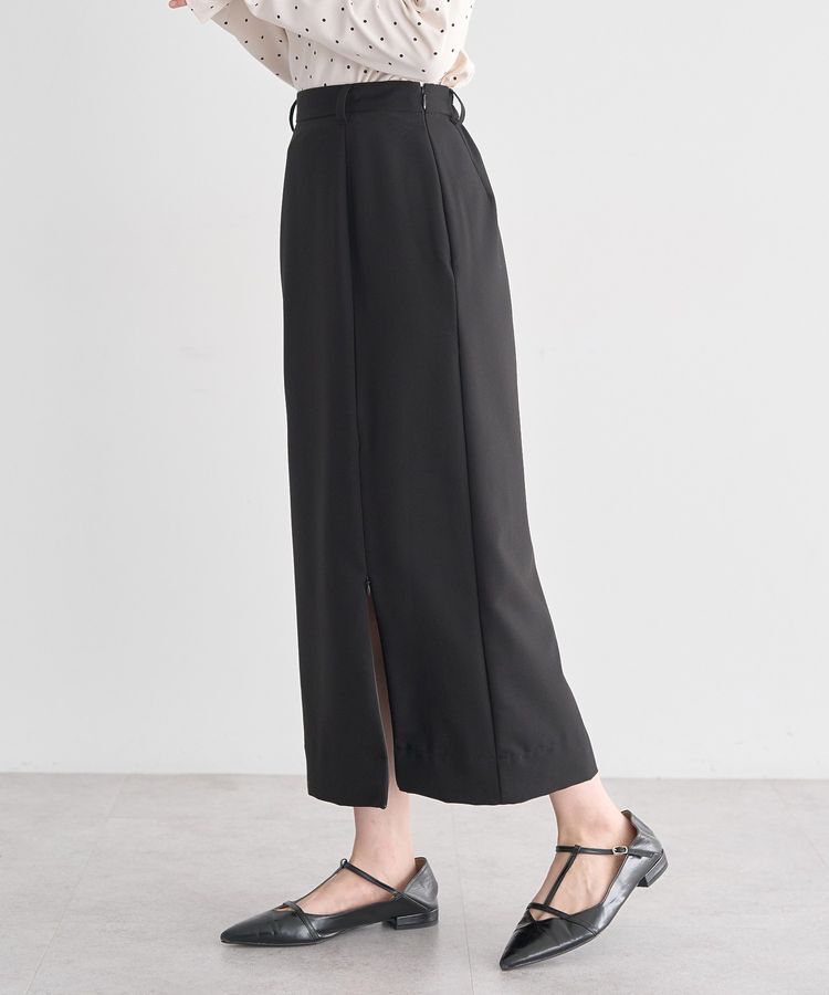 earth music&ecology「ジップスリットIラインスカート」|タイト|