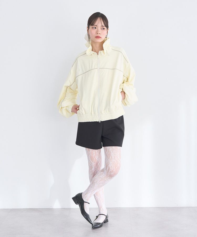 earth music&ecology「パイピングスポーティブルゾン」|ブルゾン・スタジャン|