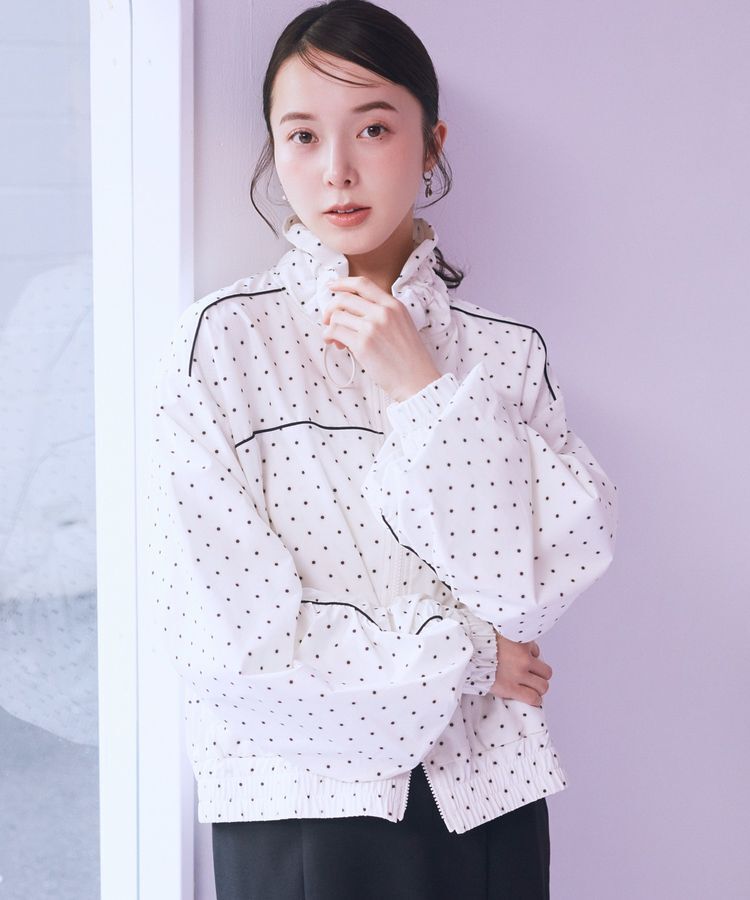 earth music&ecology「パイピングスポーティブルゾン」|ブルゾン・スタジャン|