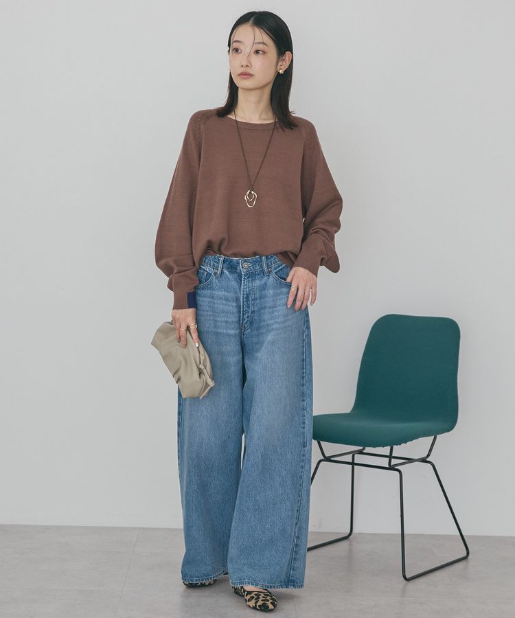 AMERICAN HOLIC「バイパチラグランニットプルオーバー＜静電気軽減＞」|ニット・セーター|