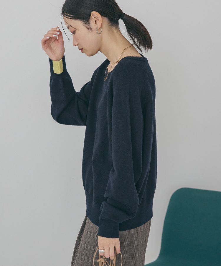 AMERICAN HOLIC「バイパチラグランニットプルオーバー＜静電気軽減＞」|ニット・セーター|