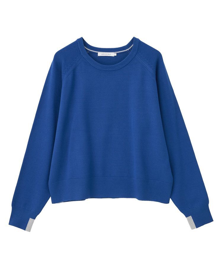 AMERICAN HOLIC「バイパチラグランニットプルオーバー＜静電気軽減＞」|ニット・セーター|