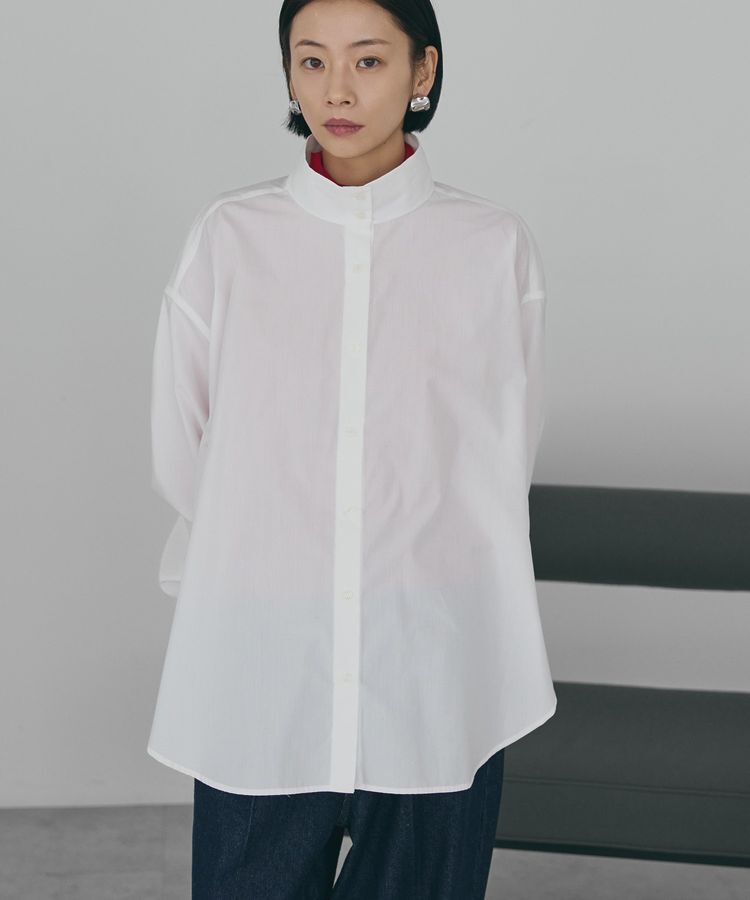 AMERICAN HOLIC「イージーケアハイネックシャツ」|シャツ・ブラウス|