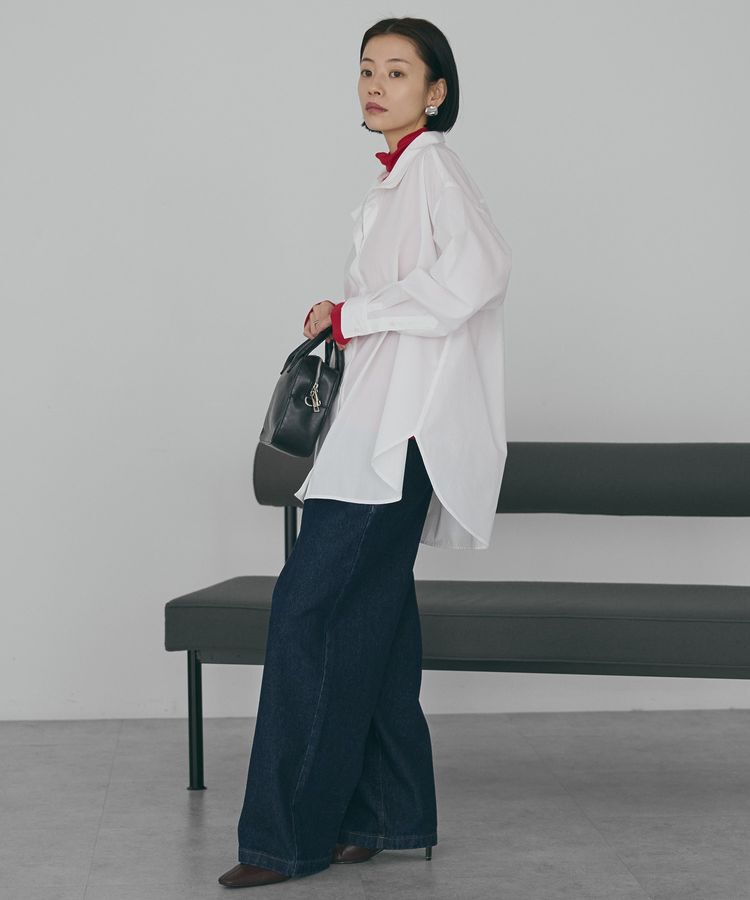 AMERICAN HOLIC「イージーケアハイネックシャツ」|シャツ・ブラウス|