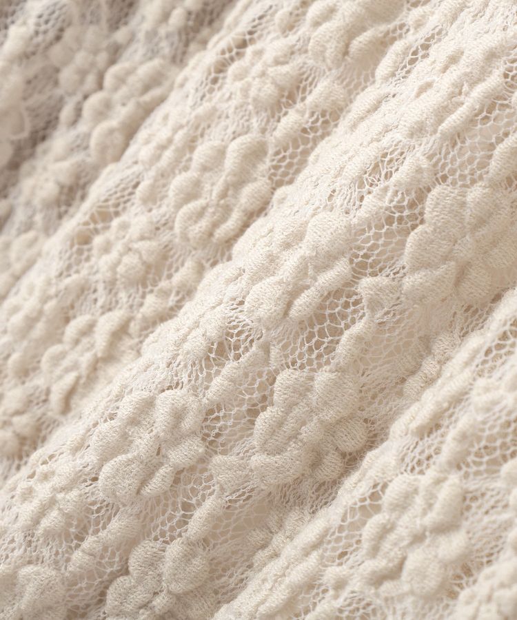 Green Parks「衿付きレースカットプルオーバー」|Tシャツ・カットソー|