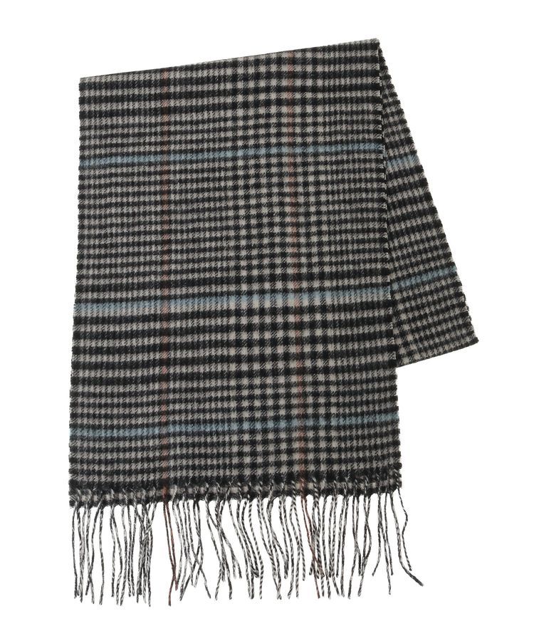 YECCA VECCA「ウール混チェック柄マフラー」|マフラー|