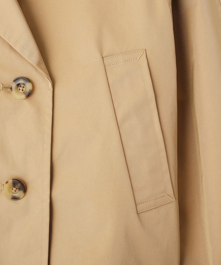 YECCA VECCA「レースMIXショートトレンチコート」|トレンチコート|