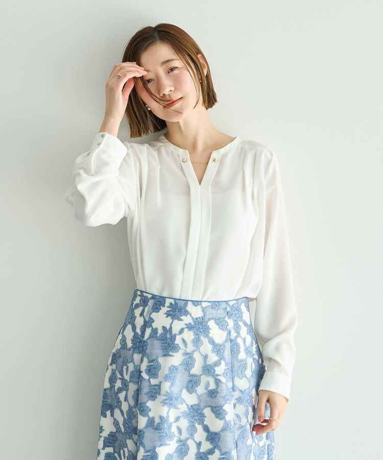 YECCA VECCA「アクセサリー付きブラウス」|シャツ・ブラウス|