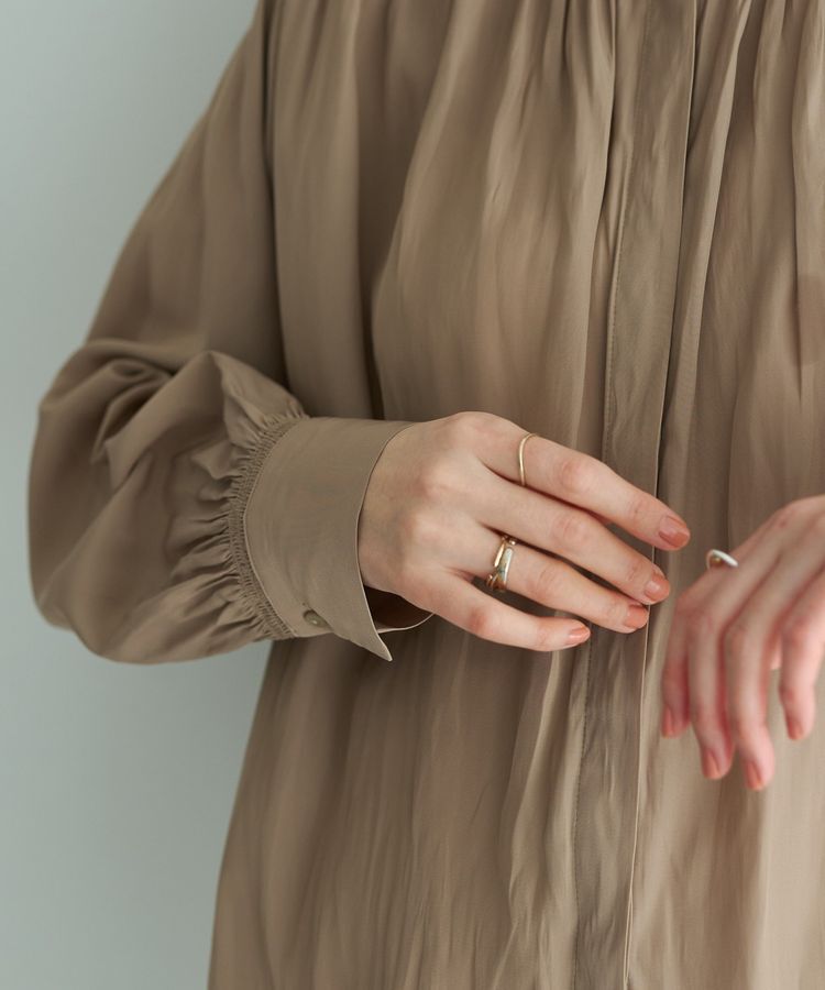 YECCA VECCA「ギャザーブラウス」|シャツ・ブラウス|