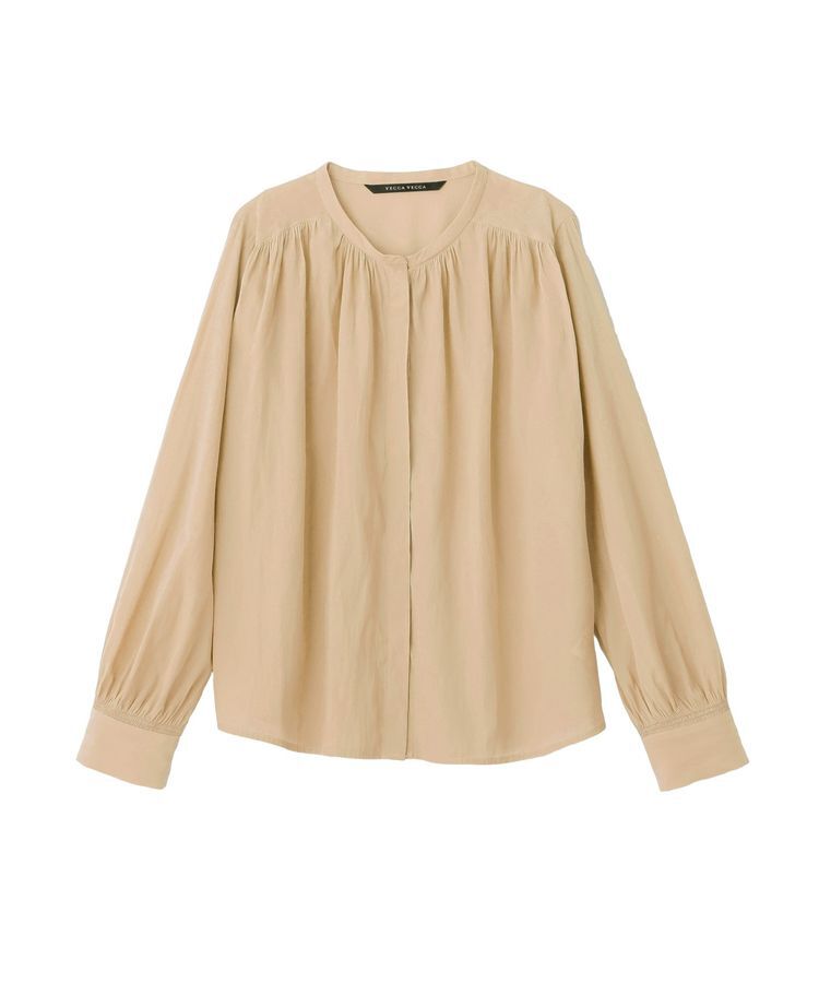 YECCA VECCA「ギャザーブラウス」|シャツ・ブラウス|