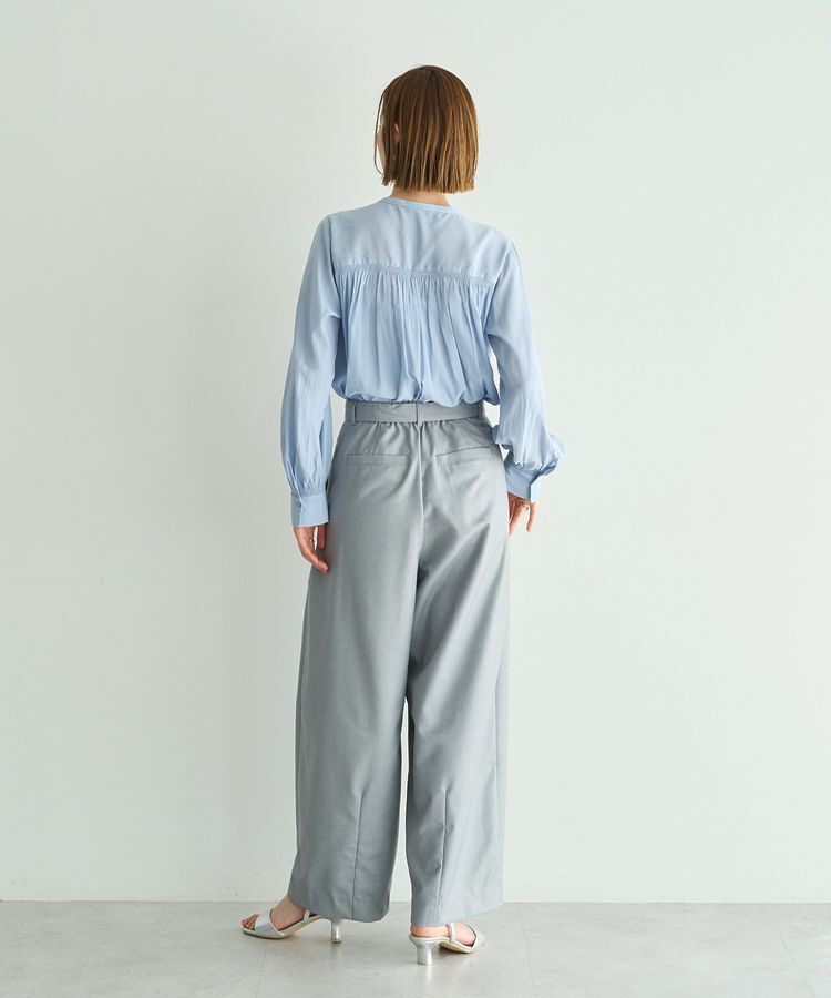 YECCA VECCA「ギャザーブラウス」|シャツ・ブラウス|