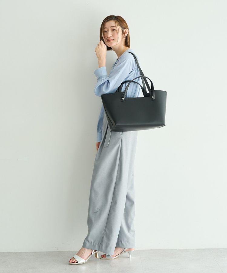 YECCA VECCA「ギャザーブラウス」|シャツ・ブラウス|