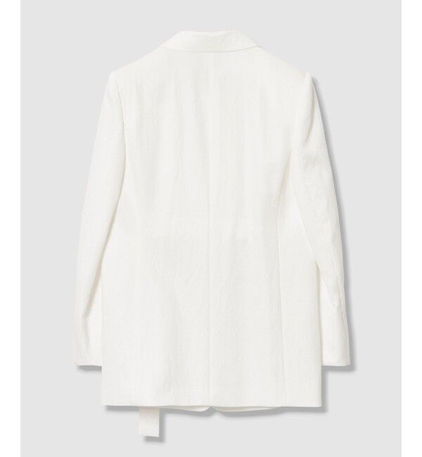 LOULOU WILLOUGHBY「【LOULOU WILLOUGHBY】NALYA リネンストレッチベルトジャケット」|テーラードジャケット|