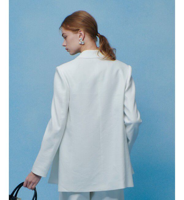 LOULOU WILLOUGHBY「【LOULOU WILLOUGHBY】NALYA リネンストレッチベルトジャケット」|テーラードジャケット|