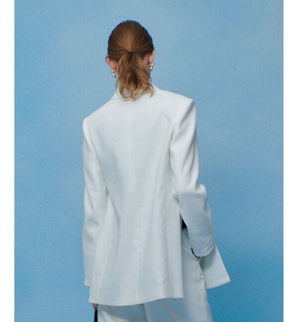 LOULOU WILLOUGHBY「【LOULOU WILLOUGHBY】NALYA リネンストレッチベルトジャケット」|テーラードジャケット|