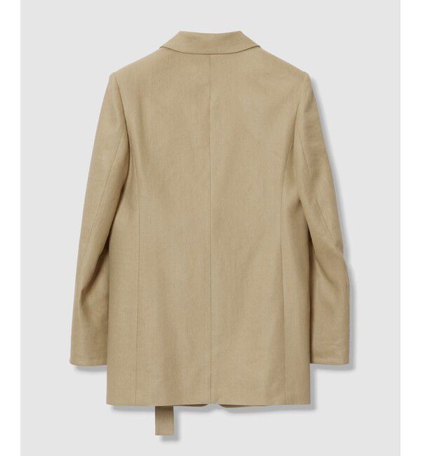 LOULOU WILLOUGHBY「【LOULOU WILLOUGHBY】NALYA リネンストレッチベルトジャケット」|テーラードジャケット|