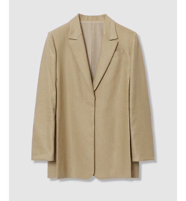 LOULOU WILLOUGHBY「【LOULOU WILLOUGHBY】NALYA リネンストレッチベルトジャケット」|テーラードジャケット|