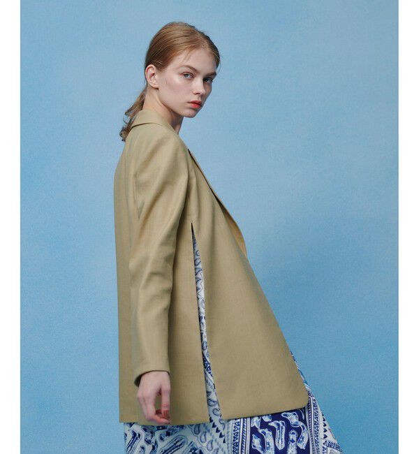 LOULOU WILLOUGHBY「【LOULOU WILLOUGHBY】NALYA リネンストレッチベルトジャケット」|テーラードジャケット|