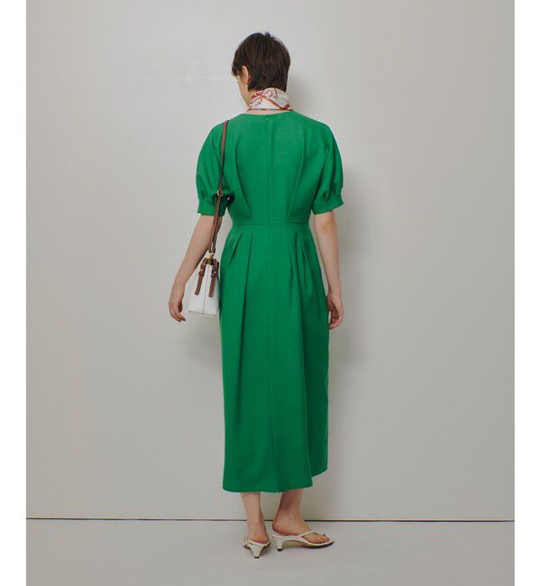 allureville「リネンライクタッキングワンピース」|ワンピース|