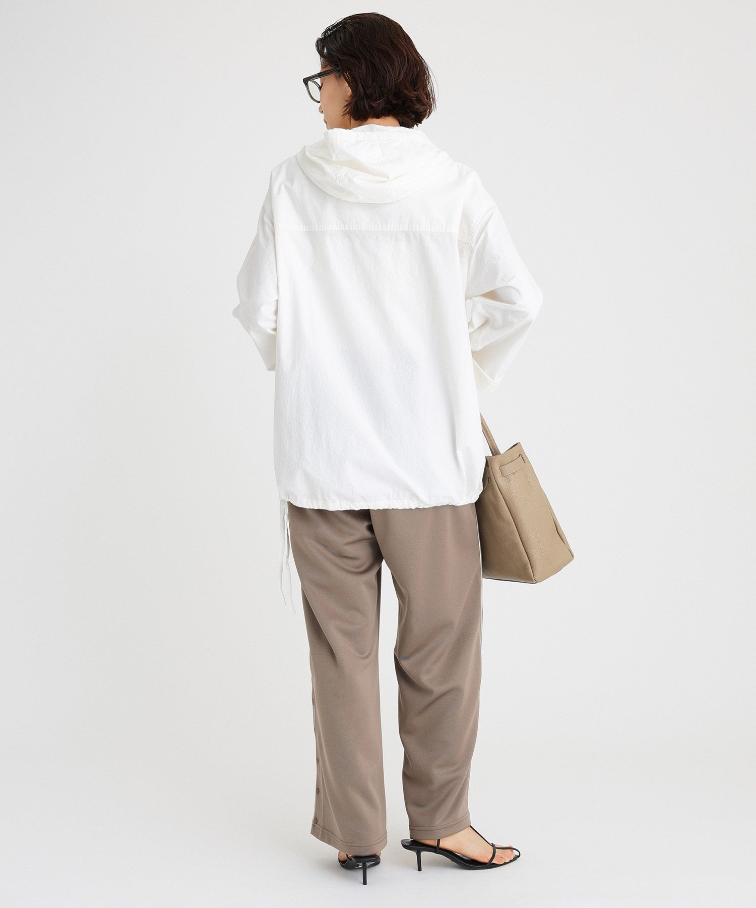 BABYLONE「フード付きシャツプルオーバー」|シャツ・ブラウス|